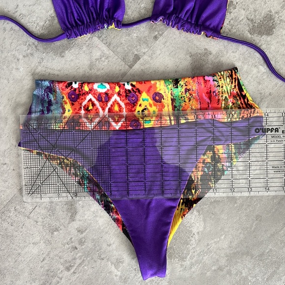 Reversible handmade bikini - Picture 6 of 7